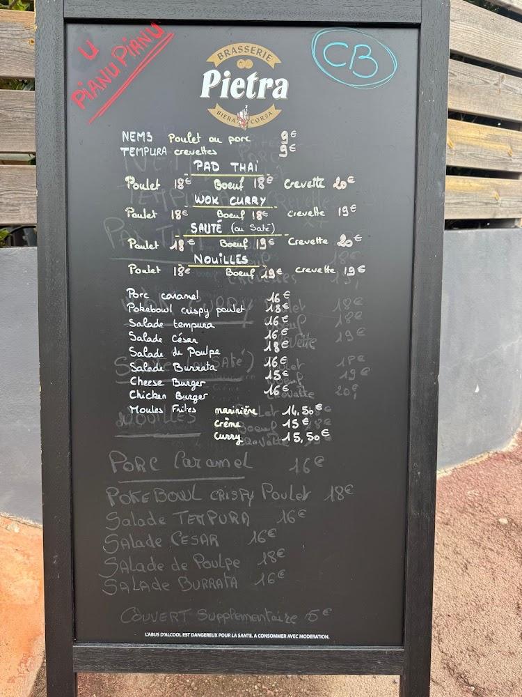 Restaurant U Pianu Pianu - Menu Image 1