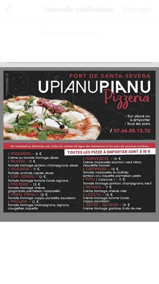 Restaurant U Pianu Pianu - Menu Image 2